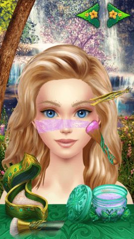 Fairy character selection screen with multiple magical girls