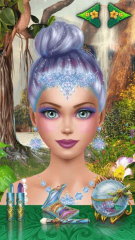 Spa level with skin care masks and beauty treatment tools