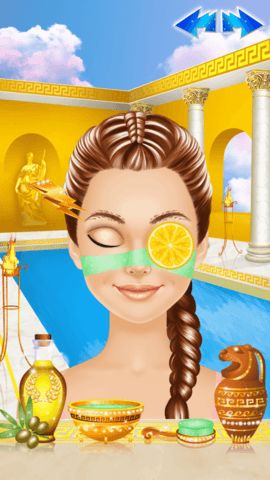 Princess selection screen with multiple fantasy characters