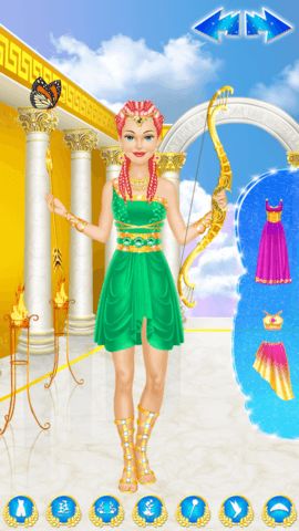 Makeup level with eye shadow, lipstick, blush, and face art