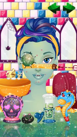 Monster girl selection screen with different prom queen characters