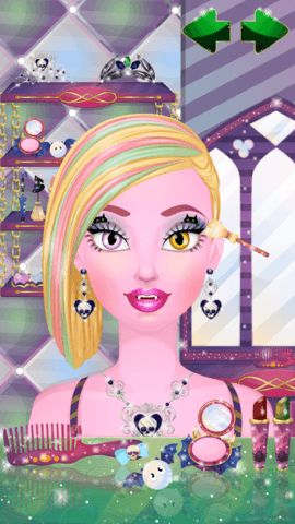 Spa stage with facial cleansing masks and skin treatment tools