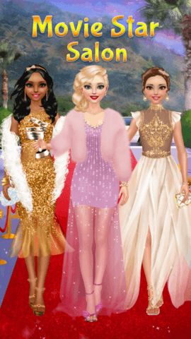 Movie Star main menu with red carpet theme and start options