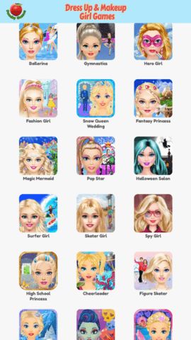 Dress Up Makeup Girl Games - Game listing