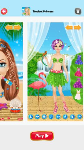 Tropical Princess detail screen