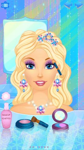 Princess selection screen with Bella Emma and Lily