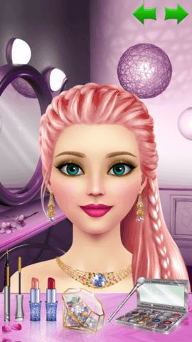 Spa stage with facial care masks and skin treatment tools