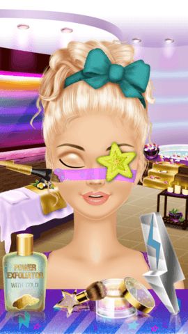 Princess selection screen with hero characters ready for transformation